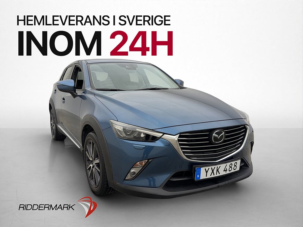 Mazda CX-3 2.0 SKYACTIV-G AWD Optimum BOSE Kamera Skinn Navi