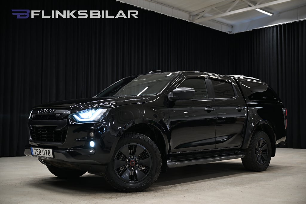 Isuzu D-Max 163HK Automat|Kåpa|Servicebil|Drag|Värmare|Moms|SeUtr!