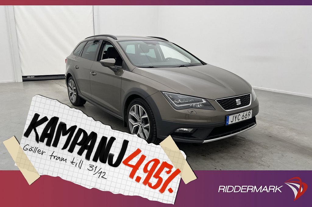 Seat Leon ST TDI 110hk 4D X-Perience M&K-Värmare 4,95% Ränta