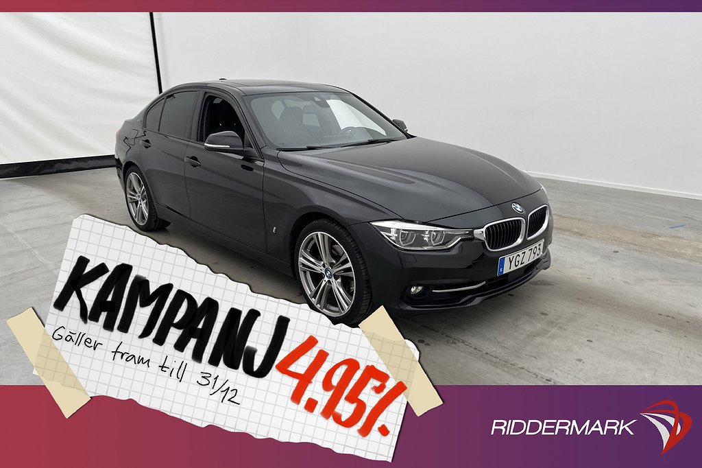 BMW 330 e Sedan 252hk Sport Line Taklucka HiFi 4,95% Ränta