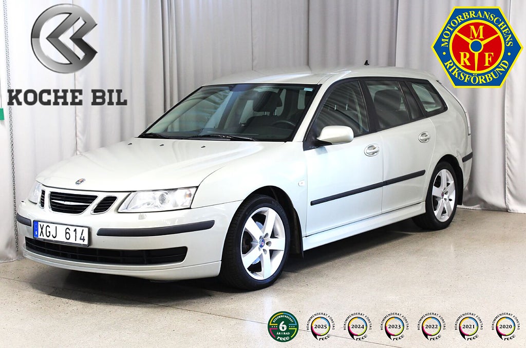 Saab 9-3 SportCombi 1.8t 150HK, Drag, 13958 mil, 3.99% Ränta