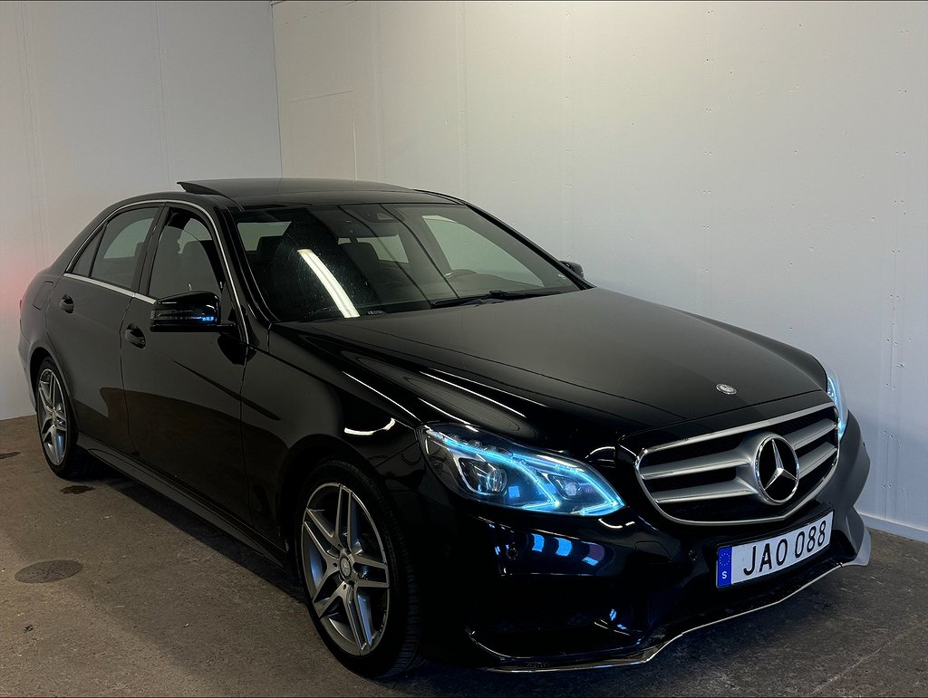 Mercedes-Benz E 250d 4M AMG Sport Pano Navi D-värm Drag H/K