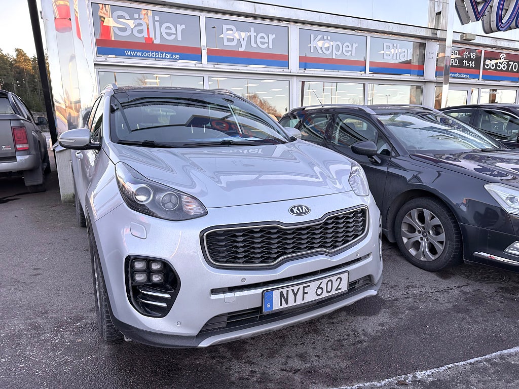 Kia Sportage 2.0 CRDi AWD GT-Line Panoramtak Fin bil!