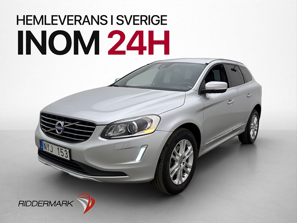 Volvo XC60 D4 AWD Summum Skinn Drag Värmare P-Sensorer