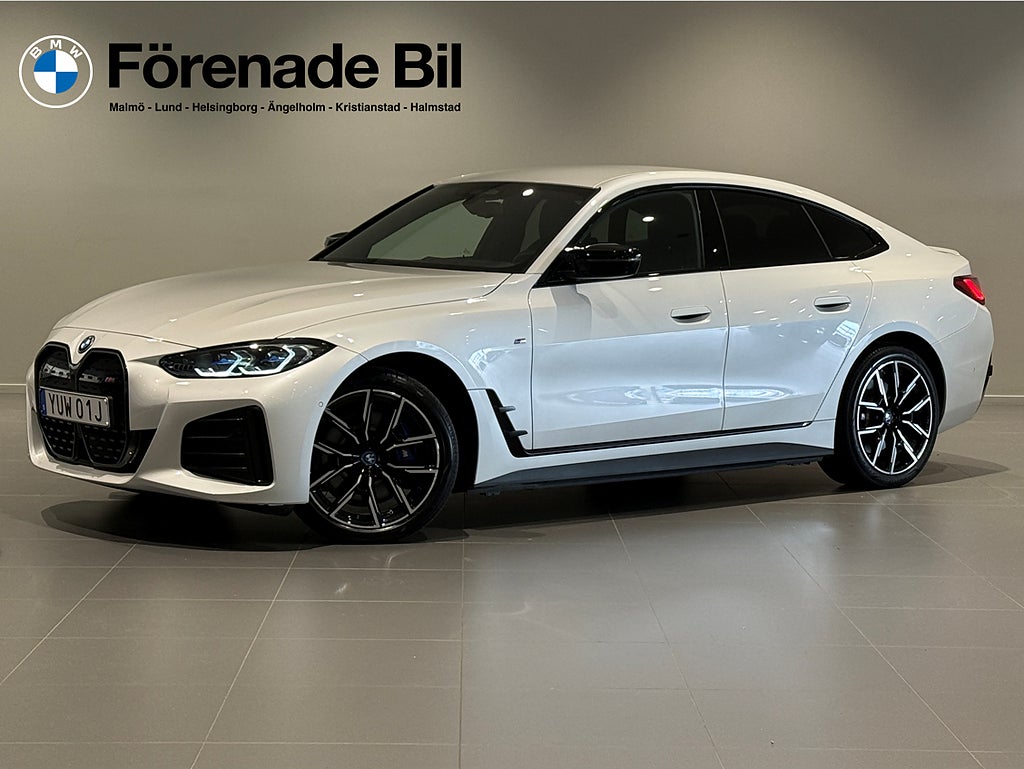 BMW i4 M50 Fully Charged M Sport Drag AdptFartH H/K HuD 19"