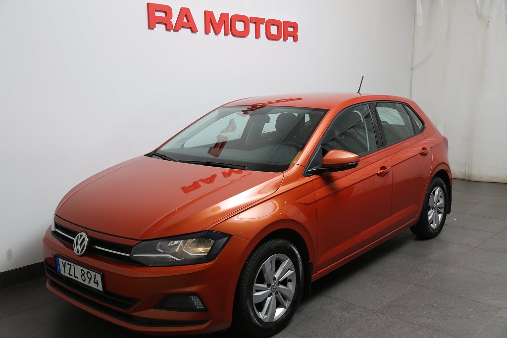 Volkswagen Polo 1,0 TSI 95hk DSG P-sensorer Motorv Dragkrok 2018