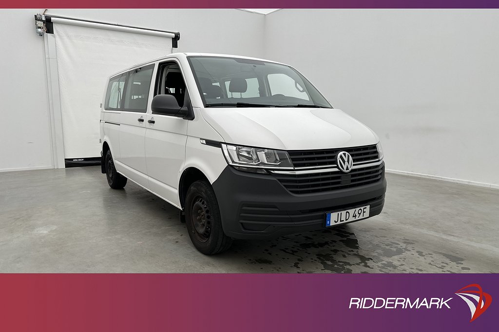 Volkswagen Transporter Kombi Lång DSG P-Sesnor 9-Sits Moms