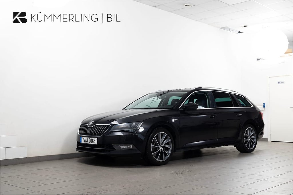 Skoda Superb Kombi 2.0 TSI 4x4 L&K 280hk Värmare/Navi/Drag