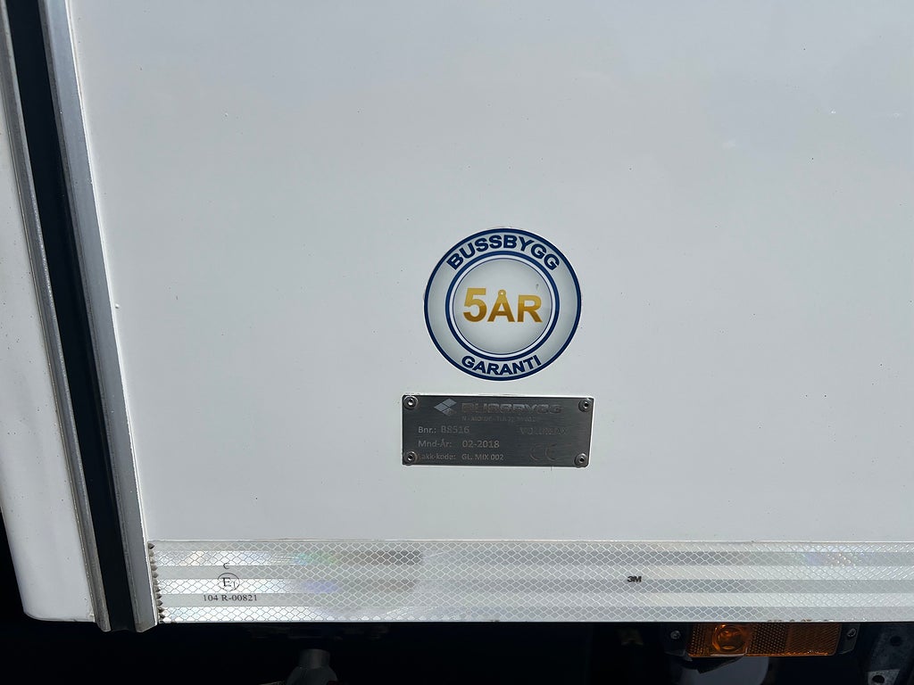 Volvo FM 410 6x2 Skåpbil, Öppningsbarsida, Bussbygg, Värmare