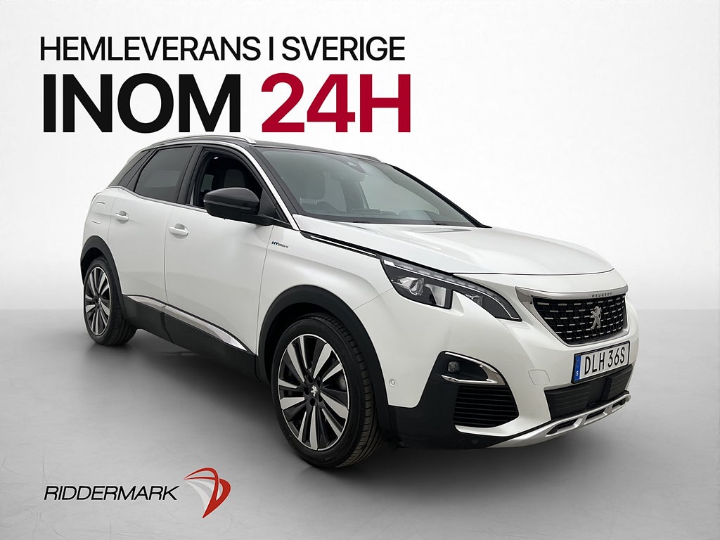 Peugeot 3008 300hk GT HYBRID4 Kamera CarPlay Drag Navi