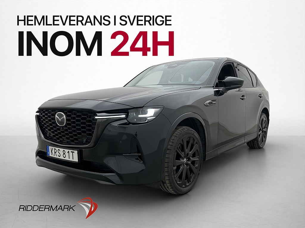 Mazda CX-60 PHEV AWD 327hk Homura Bose 360° Skinn HuD Moms