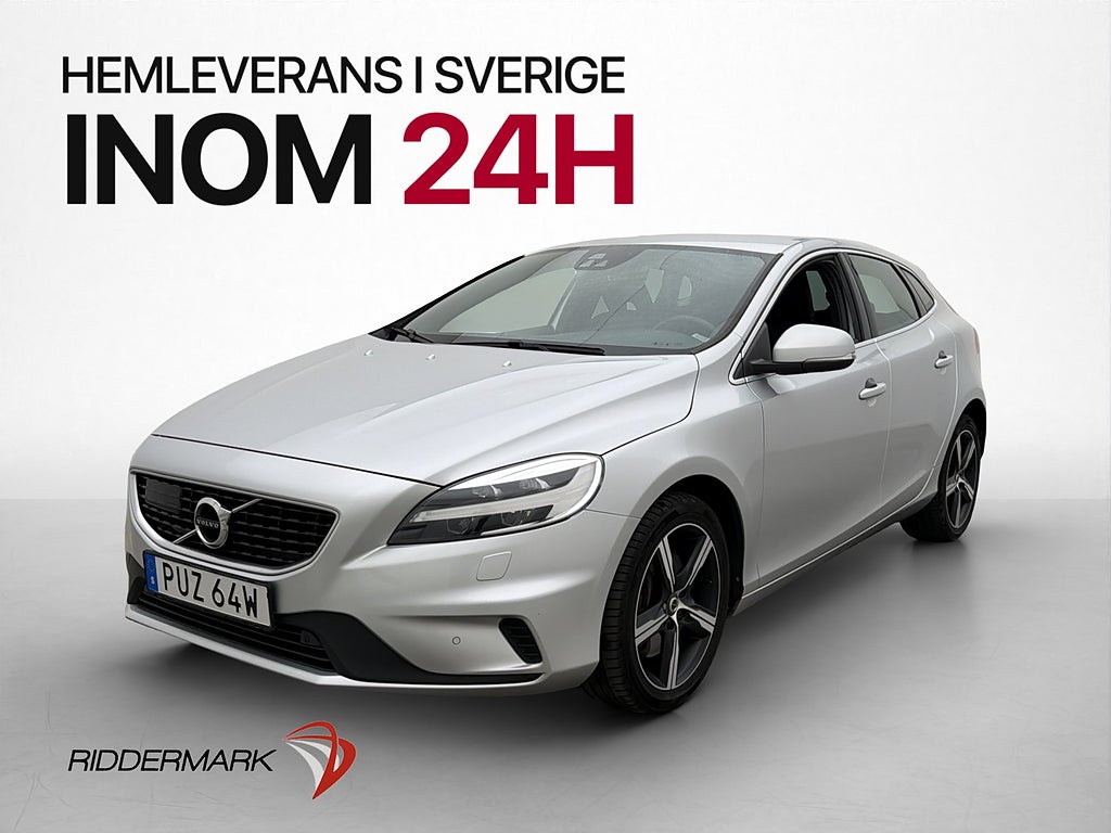 Volvo V40 D3 R-Design 0,45l/mil Värmare BLIS Kamera Navi