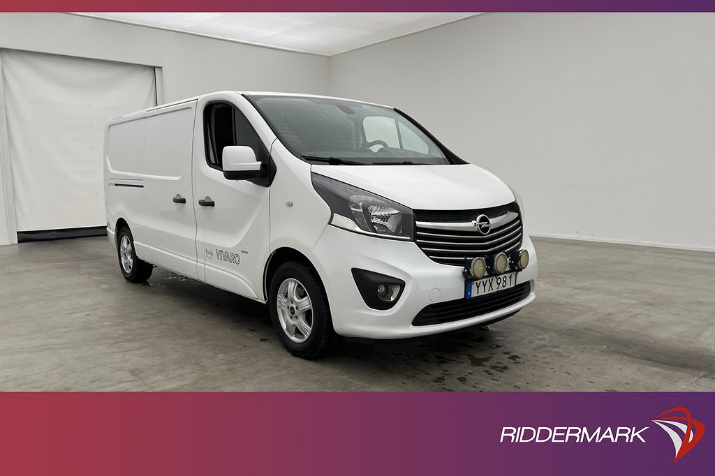 Opel Vivaro L2 145hk Värmare Dragkrok 3-Sits B-Kamera MOMS