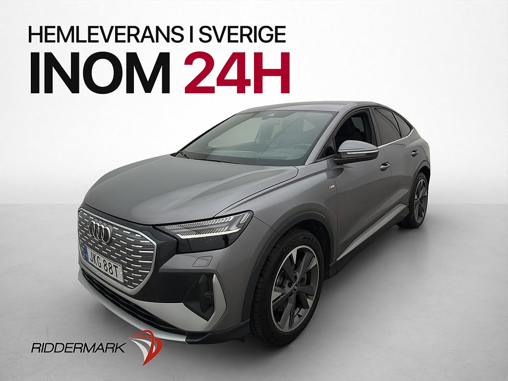 Audi Q4 Sportback 50 Q S line Kamera HUD Värmepump