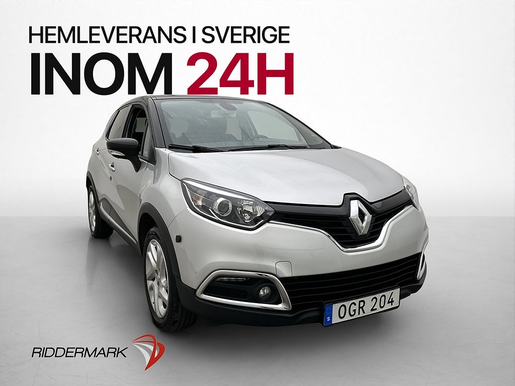 Renault Captur 0.9 TCe Värmare Keyless Navi P-Sensorer