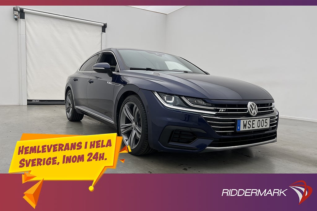 Volkswagen Arteon 2.0 TSI GTR Cockpit Pano Skinn Värmare