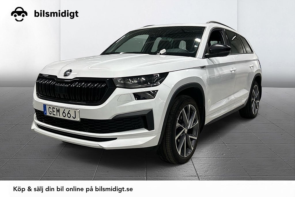 Skoda Kodiaq 2.0 TDI 4x4 Sportline Drag Pano Läder Värmare Kamera 200hk