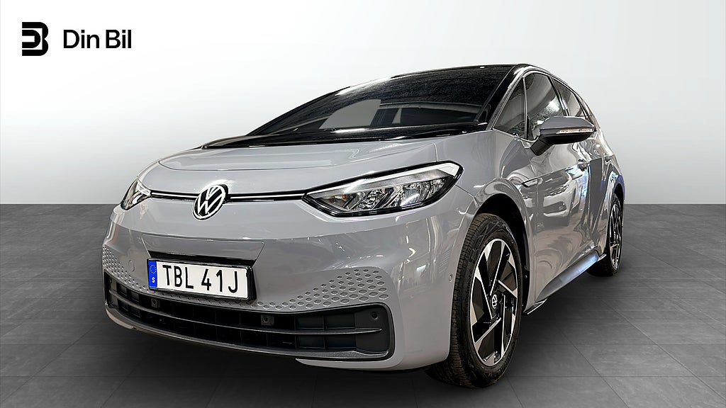 Volkswagen ID.3 PRO PERFORMANCE 58KwH/VÄRMEPUMP/BACKKAMERA/