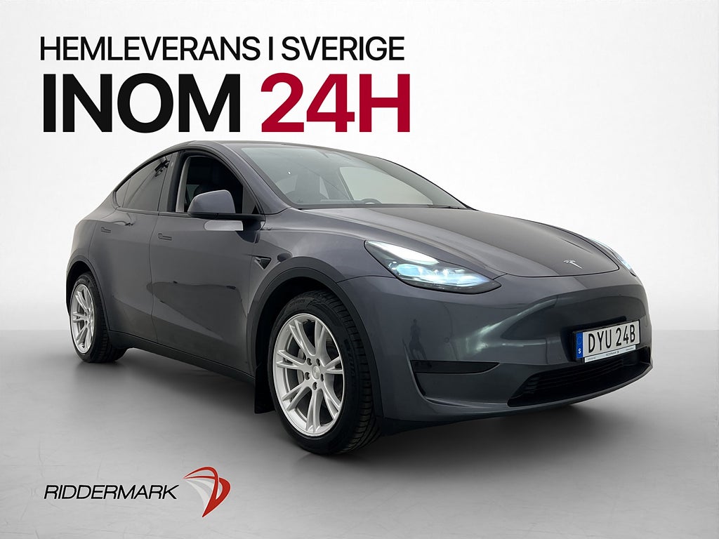 Tesla Model Y Long Range AWD 514h Drag Pano Värmepump