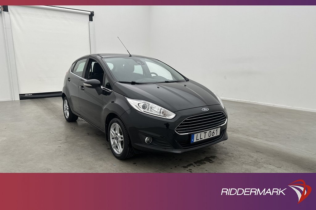 Ford Fiesta 1.0 EcoBoost 100hk Sensorer Lågskatt 0,49l/Mil