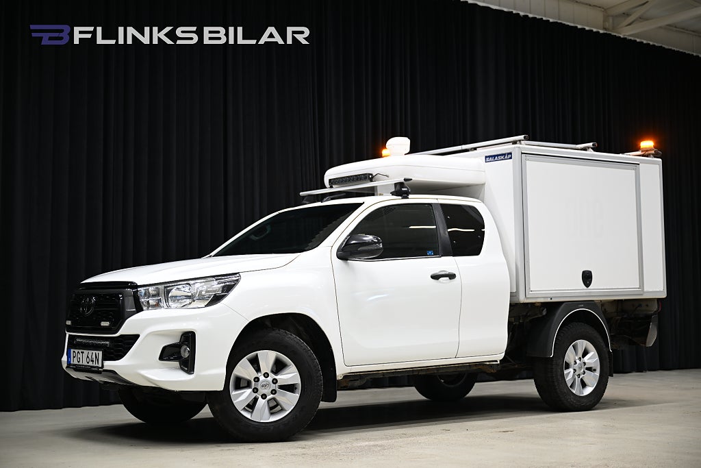 Toyota Hilux 2.4 AWD 150HK Servicebil|Kåpa|Clayton|Leasbar|SeUTR!!