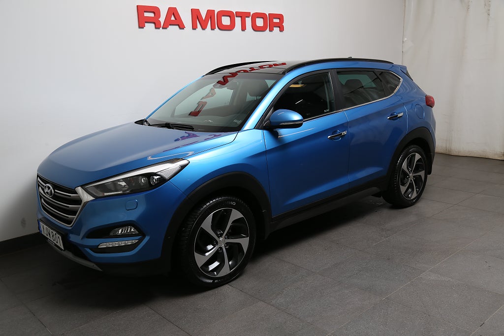 Hyundai Tucson 1,6 T-GDI 177hk Premium AWD Aut Pano Skinn 19” Motorv