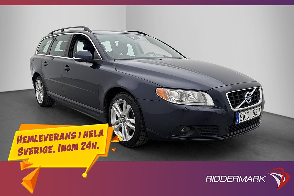 Volvo V70 D4 Dynamic Edition Värm P-Sensorer Skinn Bluetooth