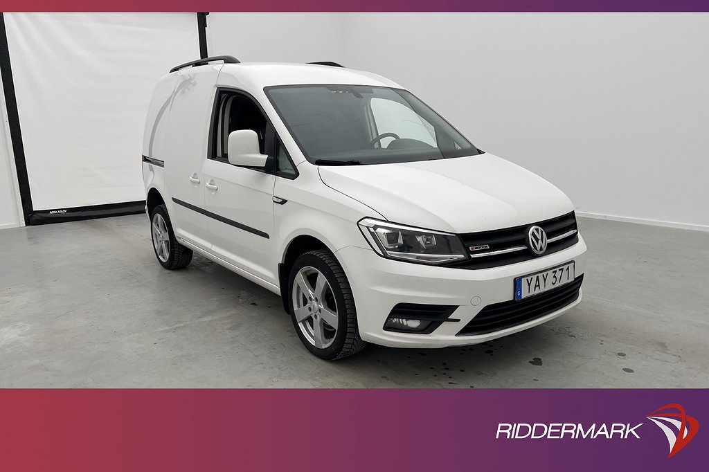 Volkswagen Caddy 2.0TDI 4Motion DSG Värmare Rails Dragkrok