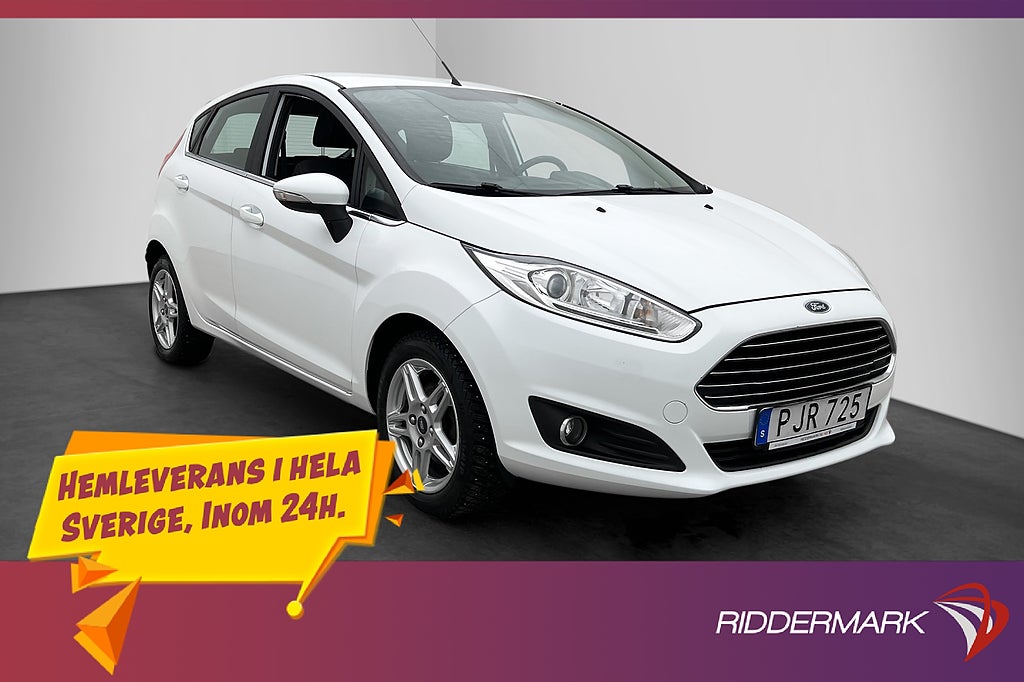 Ford Fiesta 100hk Titanium A/C Bluetooth Låg skatt