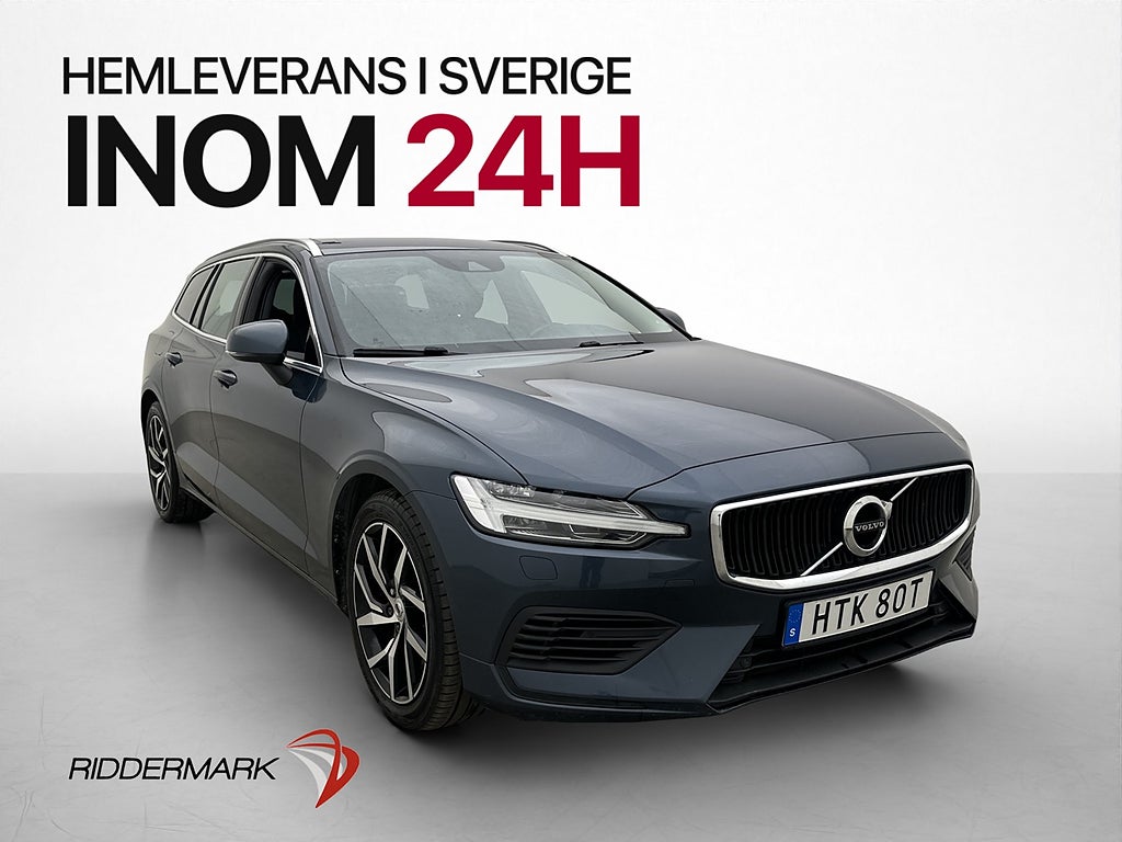Volvo V60 T6 Twin Engine AWD Värmare Skinn Drag CarPlay VOC
