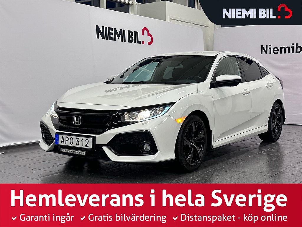 Honda Civic 5-dörrar 1.0 CVT Navi/Bkamera/Carplay/SoV/M-Värm