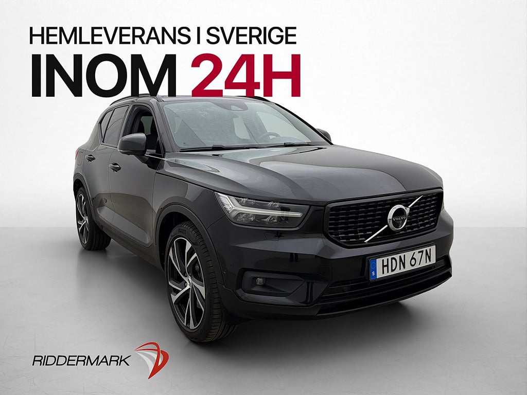Volvo XC40 Recharge T5 R-Design Pano H/K Värmare 360° Drag