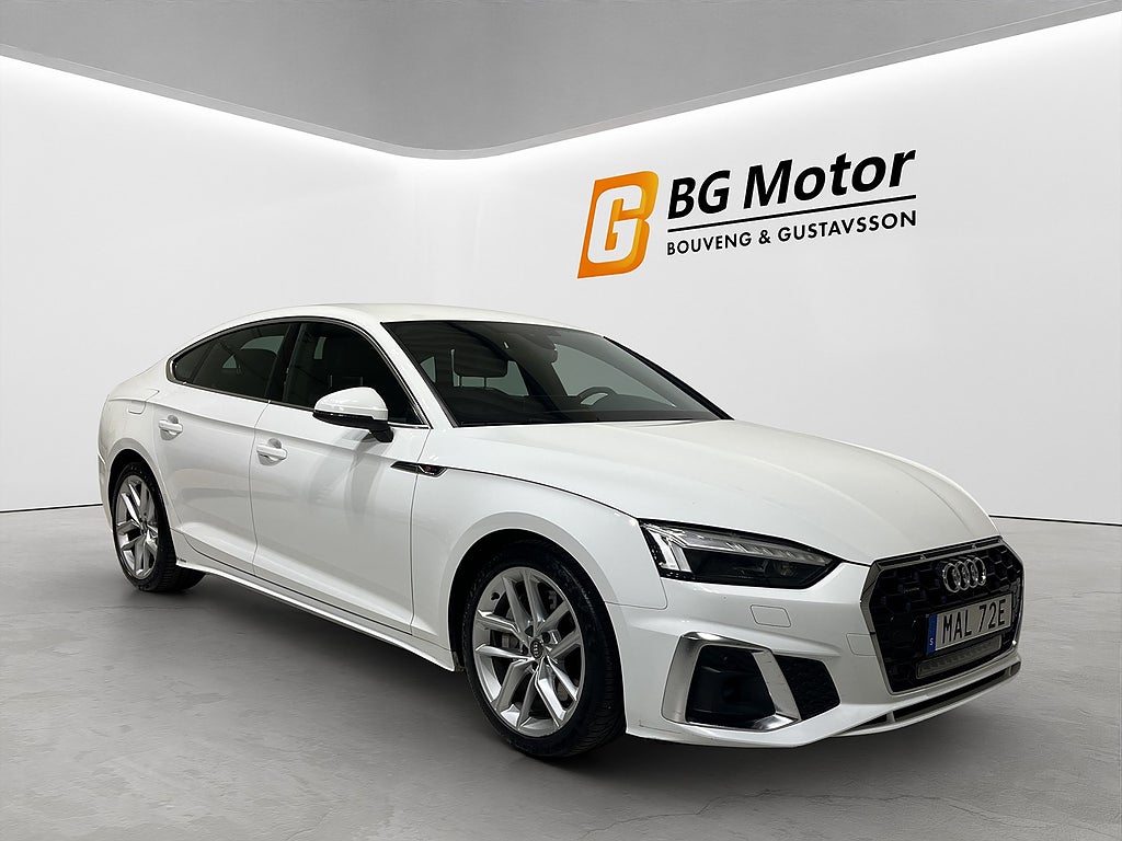 Audi A5 Sportback TFSI 2.0 245HK S Line Drag/Värmare/PDC/Moms