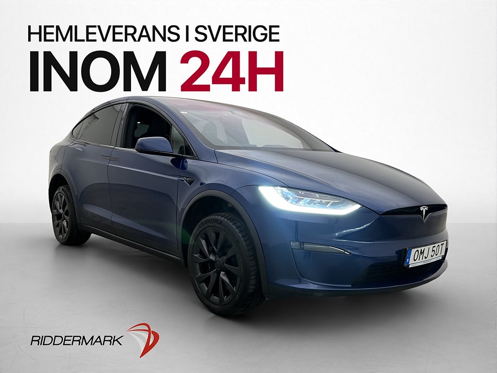 Tesla Model X AWD Autopilot YOKE  Soft Close Dragkrok MOMS