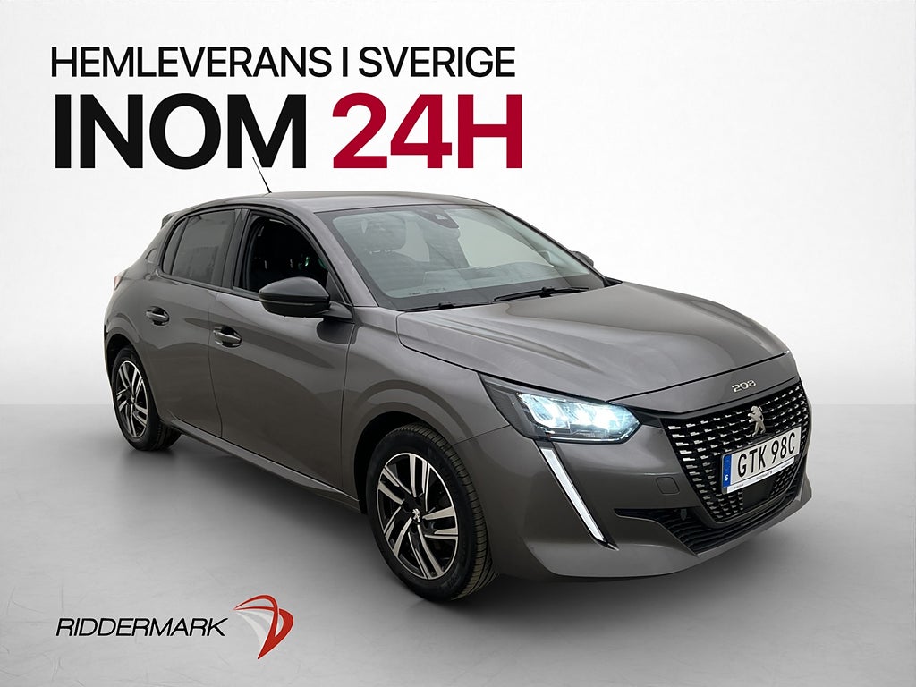 Peugeot 208 1.2 PureTech EAT 100hk Allure Kamera CarPlay