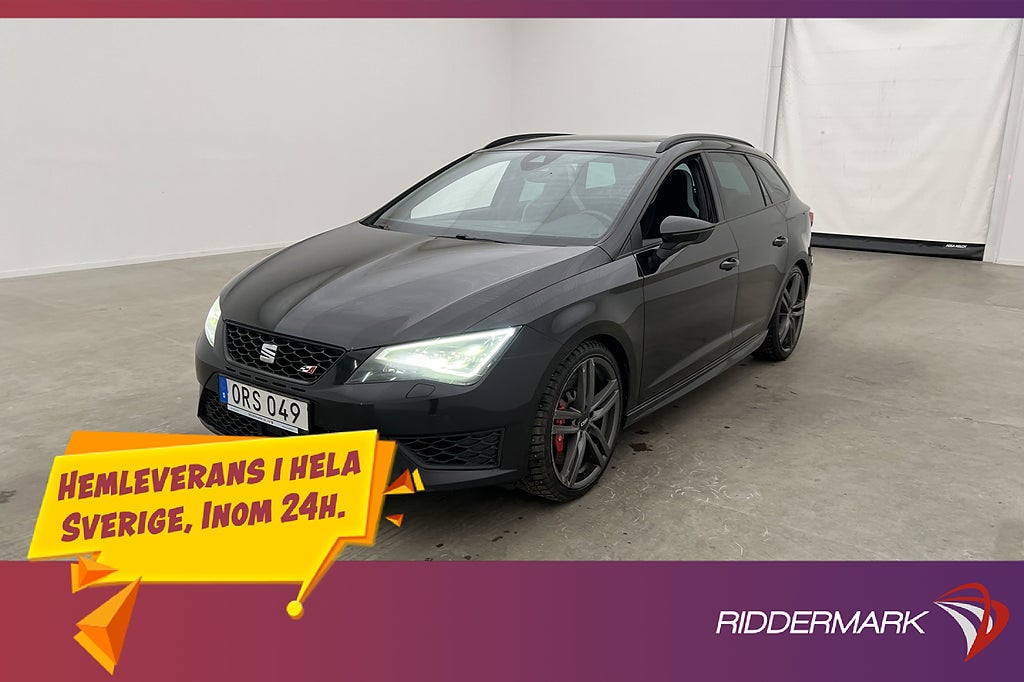 Seat Leon Cupra ST 290hk Panorama Brembo DCC Seat-Sound Navi