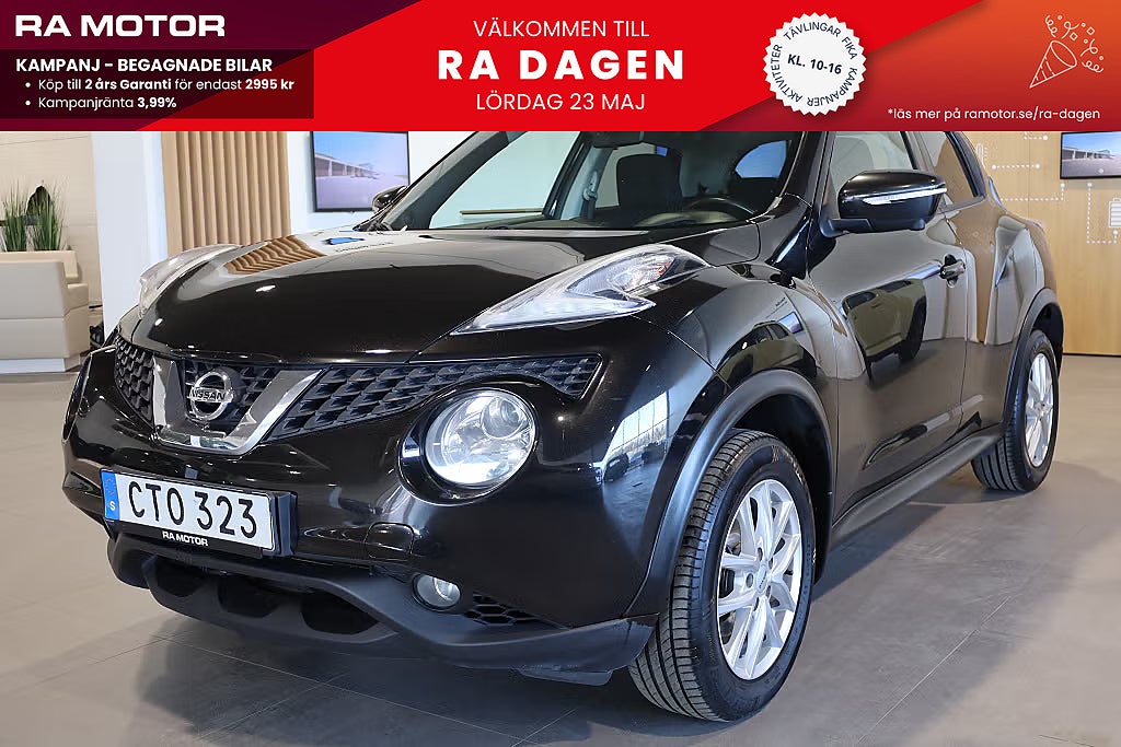 Nissan Juke 1.2 DIG-T 115hk Navi 360° Kamera Blåtand Dragkrok 2014