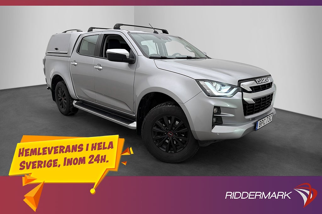 Isuzu D-Max 1.9 163hk 4WD Kåpa B-Kamera Drag Skinn Moms