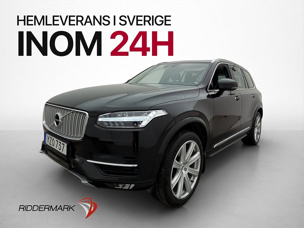 Volvo XC90 T5 AWD Inscription 7-Sits VOC Dragkrok Kamera
