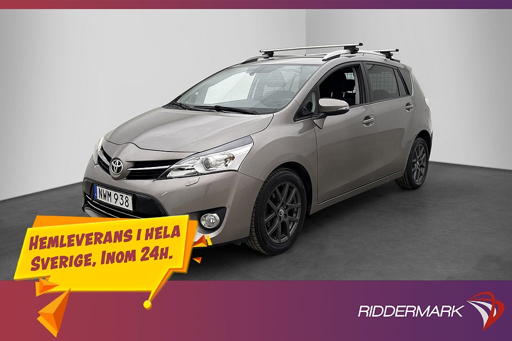 Toyota Verso 147hk Edition Feel 7-Sits Värmare Kamera Drag