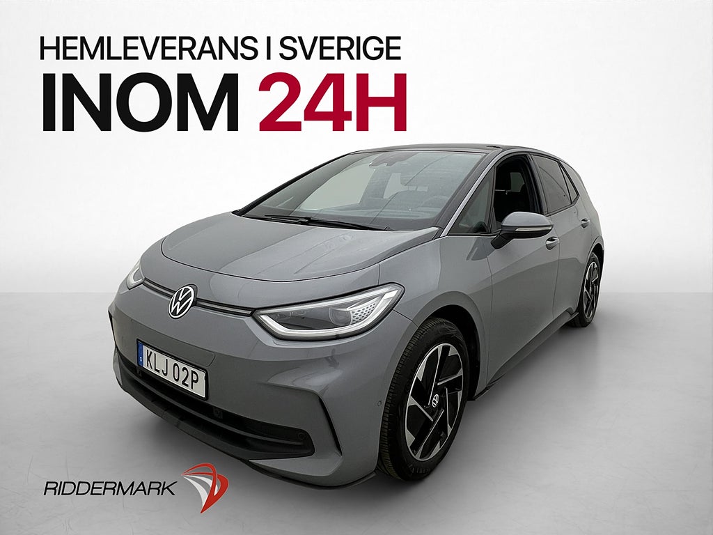 Volkswagen ID.3 Pro Performance HUD Värm Kamera Massage MOMS