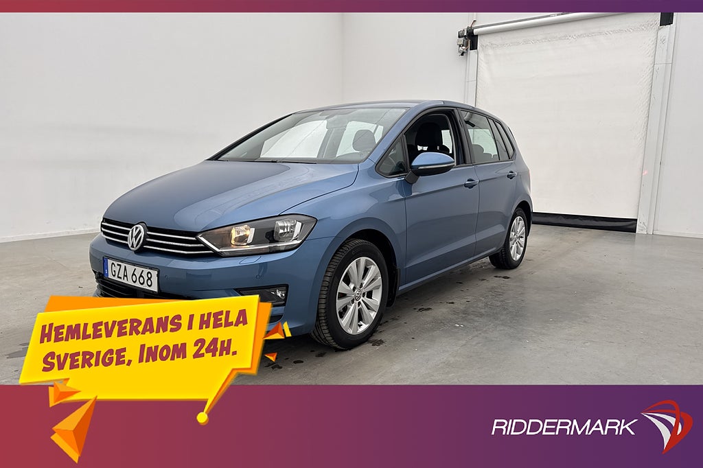 Volkswagen Golf Sportsvan 1.4 TSI 125hk Värmare Drag Kamera