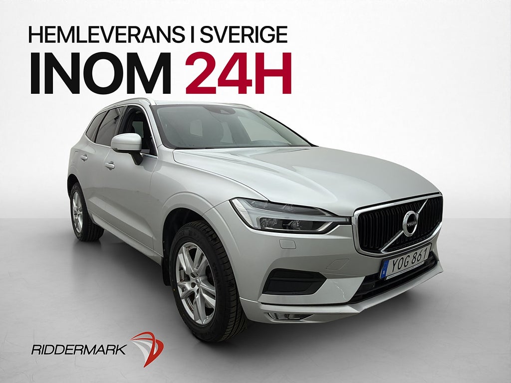 Volvo XC60 D4 Momentum Pro VOC Värm Kamera Carplay Drag 190h