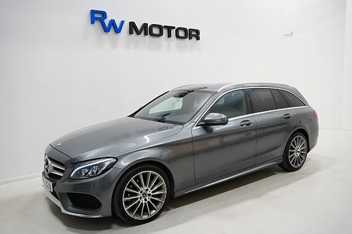 Mercedes-Benz C 220d 4MATIC 170hk AMG Burm® B-kamera Drag Skinn Navi BT