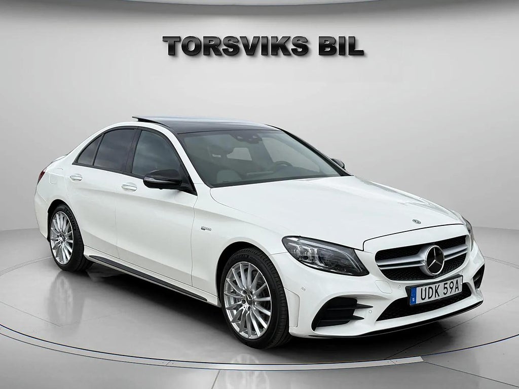 Mercedes-Benz AMG C 43 4MATIC AMG Line Designo Pkt 3500 Mil 1 Ägare - miniatyr 9
