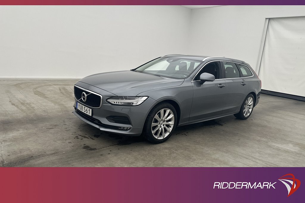 Volvo V90 D4 190hk Momentum VOC Värmare Skinn CarPlay Drag