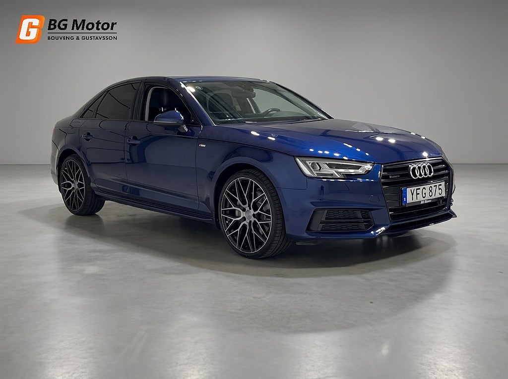 Audi A4 2.0 TDI 190HK Quattro Aut S-line/Sport/M-Värmare