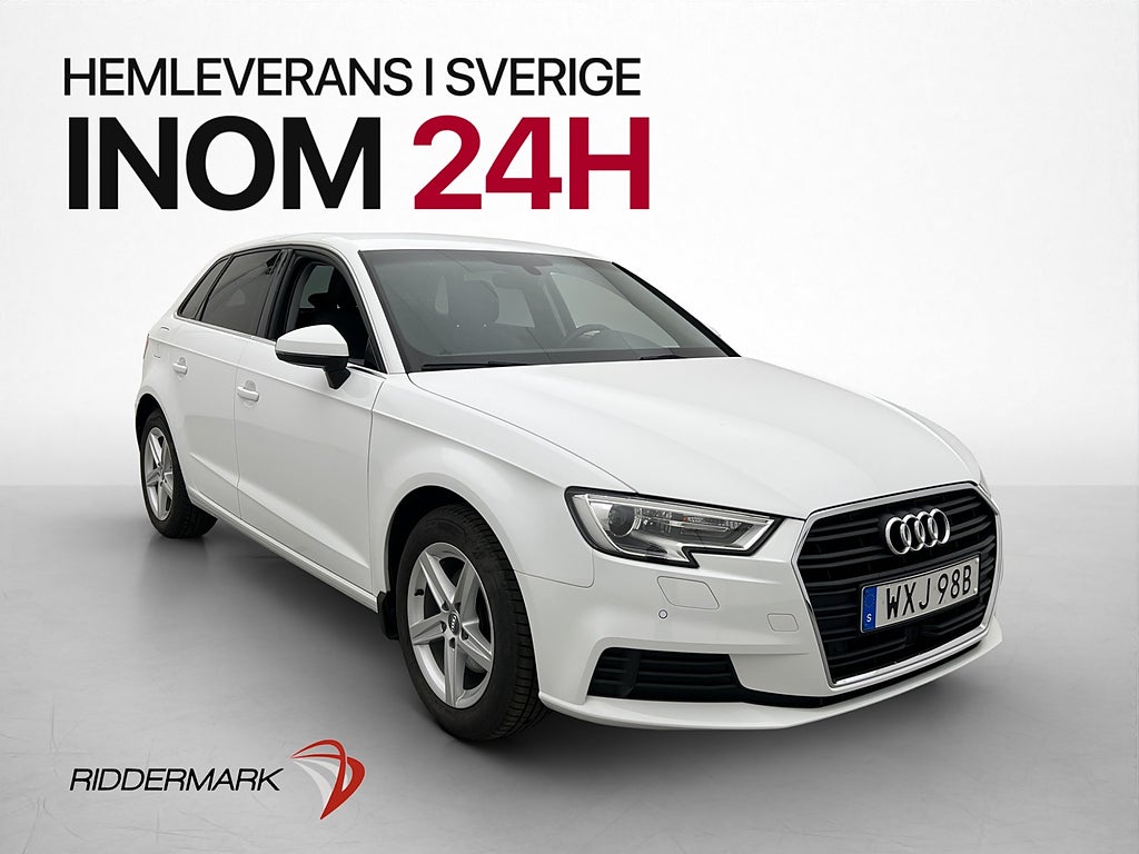 Audi A3 Sportback 35 TFSI 150hk Bluetooth P-Sensorer