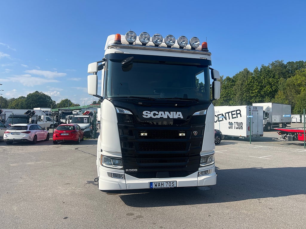 Scania R500 6x2*4 Lastväxlare inkl Schaktflak & Tippkärra