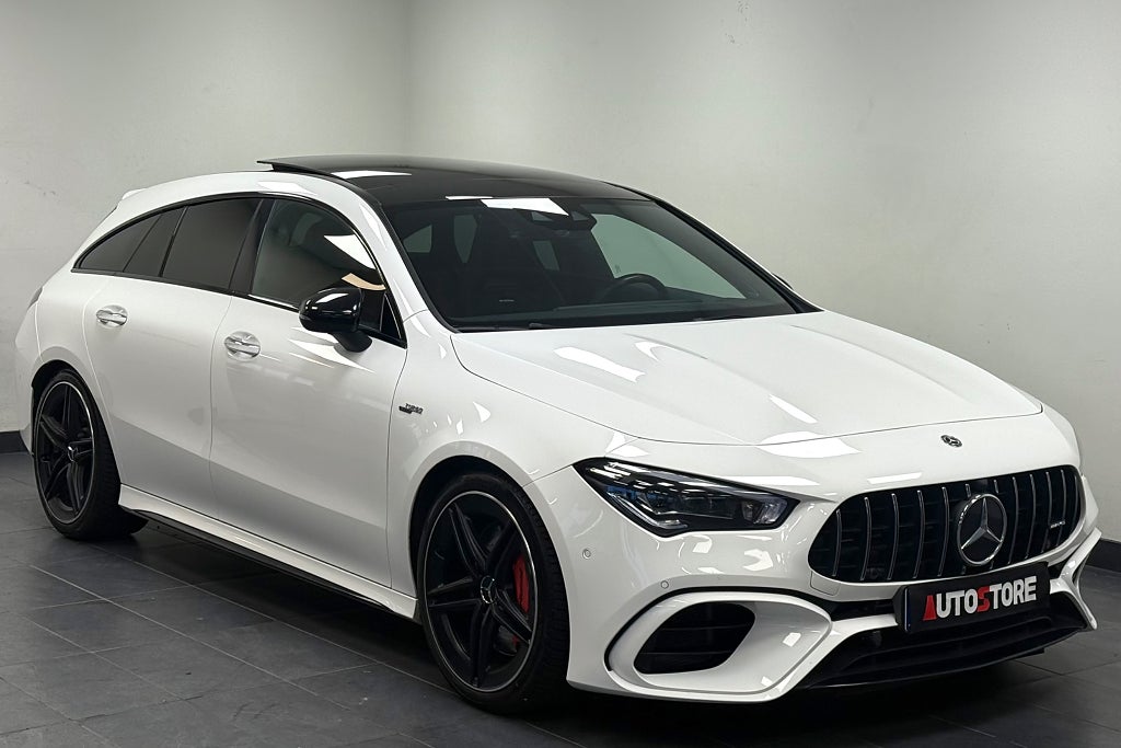 Mercedes-Benz AMG CLA 45 S 4M+ SB *Pano *burmester *Skalstol 8G-DCT Euro 6